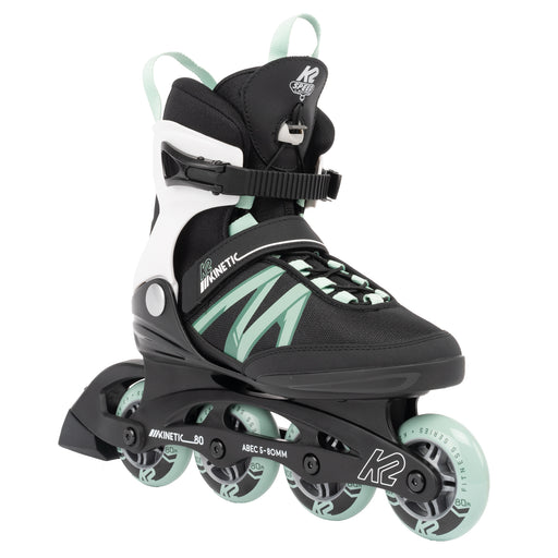 K2 Kinetic 80 Pro Sage Womens Inline Skates - Black/Sage/11.0