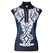 Load image into Gallery viewer, Daily Sports Malgo Navy Women Cap Sleeve Golf Polo
 - 2