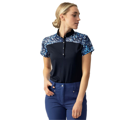 Daily Sports Sam Navy Women Short Sleeve Golf Polo - NAVY 590/XL