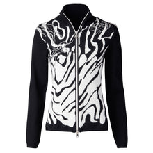Load image into Gallery viewer, Daily Sports Romilly Cardi Blk Wmn FZ Golf Sweater - BLACK 999/L
 - 1