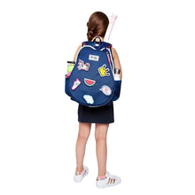 Load image into Gallery viewer, Ame & Lulu Lil Patc Navy Pink Girl Tennis Backpack
 - 2
