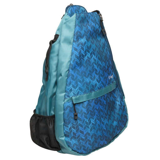 Glove It Teal Chevron Tennis Backpack - Teal Chevron