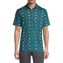 Load image into Gallery viewer, Greyson Floral G.O.A.T. Garter Mens Golf Polo
- 1