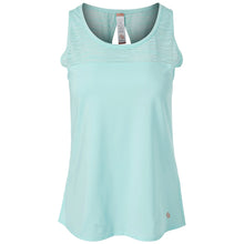 Load image into Gallery viewer, Cross Court Blue Abyss Crystal Wat Wmn Rcrbck Tank - Crystal Waters/XL
 - 1