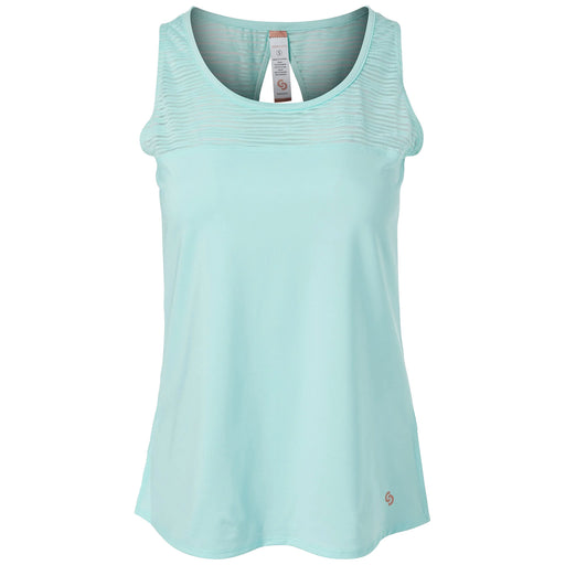 Cross Court Blue Abyss Crystal Wat Wmn Rcrbck Tank - Crystal Waters/XL