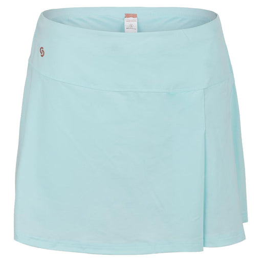 Cross Court Blue Abys Crystal Wtr Wmn Tennis Skirt - Crystal Waters/XL