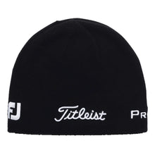 Load image into Gallery viewer, Titleist Merino Wool Mens Golf Beanie - Black/White/One Size Only
- 1