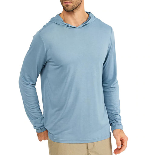 Free Fly Bamboo Lightweight Shore Mens Hoodie - BLUE FOG 400/XL