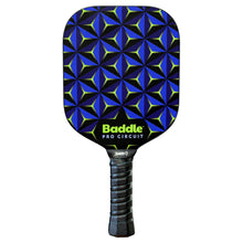 Load image into Gallery viewer, Baddle Pro Circuit Pickleball Paddle - Geo Indigo/4 1/4/7.3 OZ
 - 3