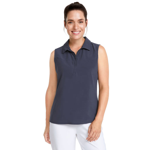 Puma Harding Womens Sleeveless Golf Polo - NAVY BLAZER 03/L