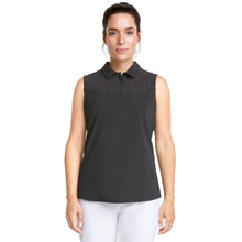 Load image into Gallery viewer, Puma Harding Womens Sleeveless Golf Polo - PUMA BLACK 02/L
 - 7