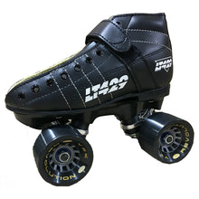 Load image into Gallery viewer, Pacer 429 LT Quad Cruiser Unisex Roller Skates - Black/M06 / W08
 - 1