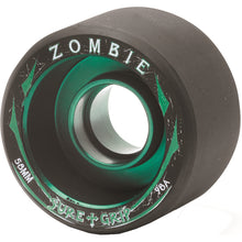 Load image into Gallery viewer, Sure Grip Zombie Roller Skate Wheels Set of 4 - Green 98a/Mid 62mm X 38mm
- 2