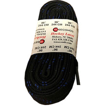 Load image into Gallery viewer, Ten Seconds Cotton Hockey Skate Laces - Black/120 IN
- 1