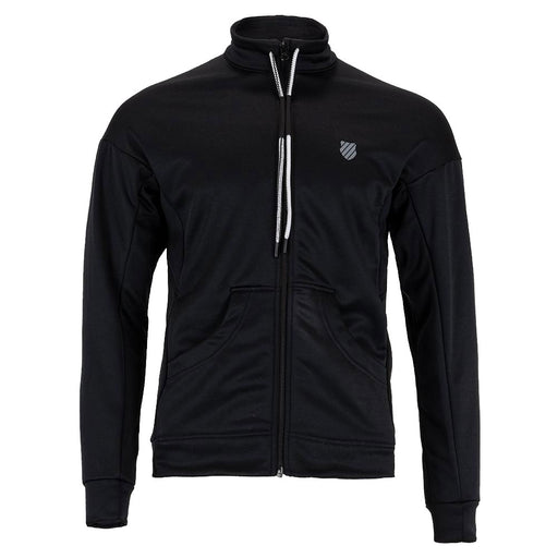 K-Swiss Stealth Black Mens Tennis Jacket - BLACK 001/XXL