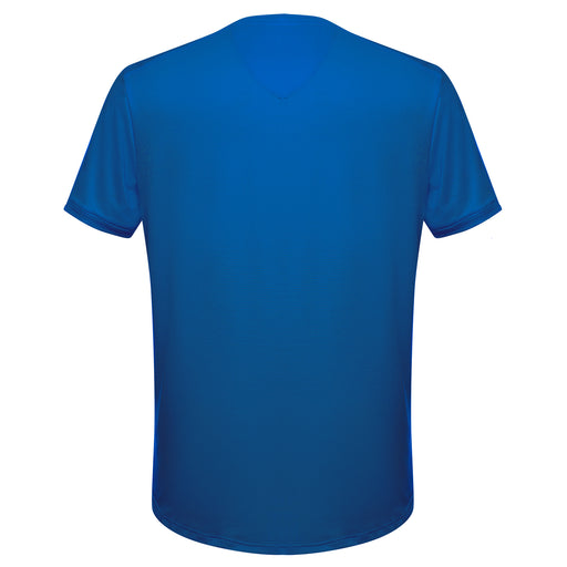 K-Swiss Surge Solid Blue Mens Tennis Shirt