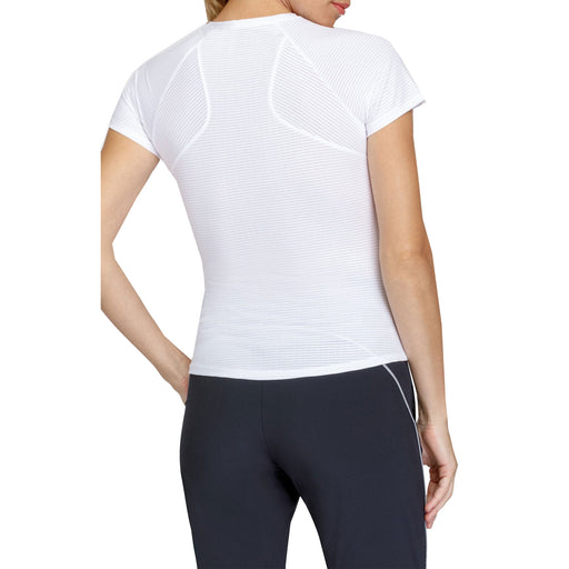 Tail Opal Chalk Womens Short Sleeve Tennis Shirt