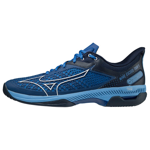 Mizuno Wave Exceed Tour 5 AC Mens Tennis Shoes - TRU BLU/WT TB00/D Medium/13.0