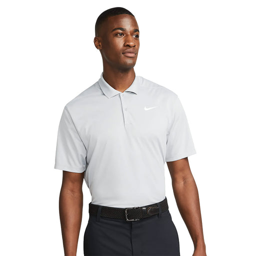 Nike Dri-Fit Victory Solid Mens Golf Polo - SMOKE GREY 077/XL