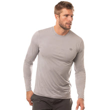 Load image into Gallery viewer, TravisMathew Slow Motion Mens Longsleeve Shirt - Hthr Sleet 0hsl/XL
 - 1