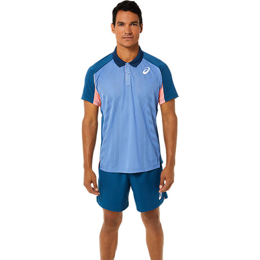 Asics Match Mens Tennis Polo - LGHT INDIGO 401/XXL