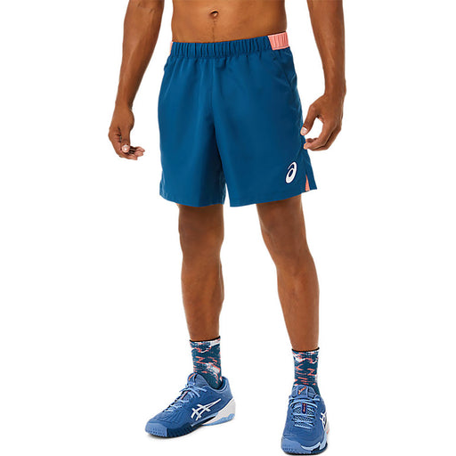 Asics Match 7in Mens Tennis Shorts - LGHT INDIGO 401/XXL