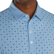 Load image into Gallery viewer, FootJoy Athletic Fit Deco Prnt LtBu Mens Golf Polo
- 3
