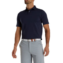 Load image into Gallery viewer, FootJoy Athletic Fit Solid Navy Mens Golf Polo - Navy/XL
- 1