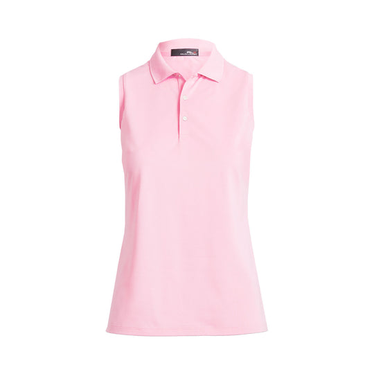 RLX Ralph Lauren Tournament Taylor Rose Womens Sleeveless Golf Polo
