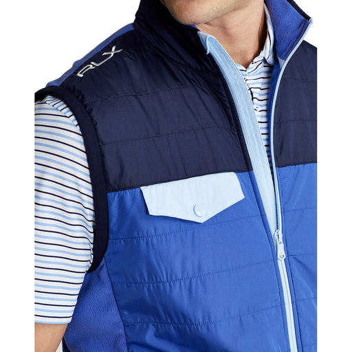 RLX Ralph Lauren Tour Fleece Navy Mens Golf Vest