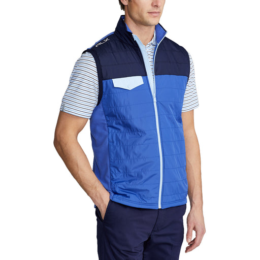 RLX Ralph Lauren Tour Fleece Navy Mens Golf Vest