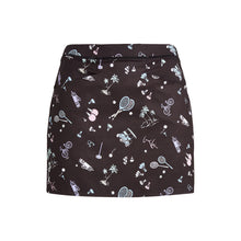 Load image into Gallery viewer, RLX Ralph Lauren Prnt Aim 15in BLKRQ Wmns Skort - Black Racquet/L
 - 1