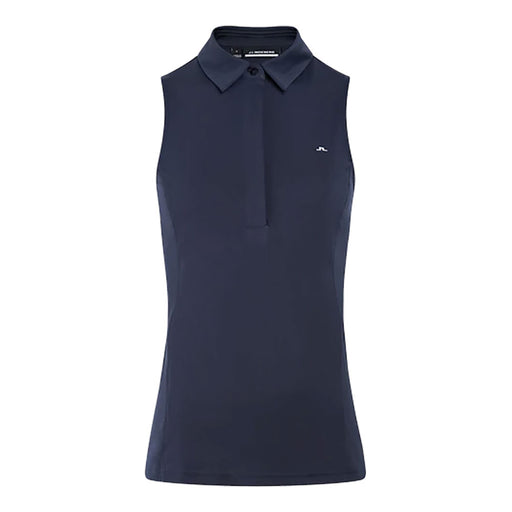 J. Lindeberg Dena Womens Sleeveless Golf Polo - NAVY 6666/L