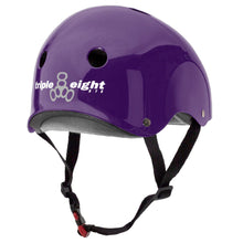 Load image into Gallery viewer, Triple Eight Certified Sweatsaver Purple Helmet
- 2