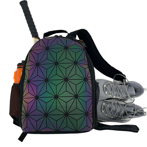 NiceAces Geo Iridescent Tennis Backpack - Iridescent