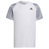 Adidas Club White-Silver Boys Tennis T-Shirt