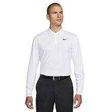 Load image into Gallery viewer, Nike Dri-Fit Victory Mens Long Sleeve Golf Polo - WHITE 100/XXL
 - 5