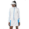 J. Lindeberg Tamara Mid Layer White Womens Golf Jacket