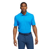 Adidas Space-Dyed Striped Mens Golf Polo