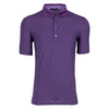 Greyson Deco Wolf Nightshade Mens Golf Polo