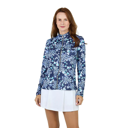 Sofibella UV Feather Womens Tennis Jkt - Aqua Marine/2X