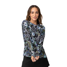 Load image into Gallery viewer, Sofibella Airflow Womens LS Tennis Shirt - Garden/2X
 - 2