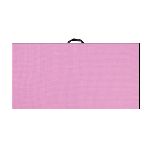 Devant Waffle Microfiber Towel - Pink/Black