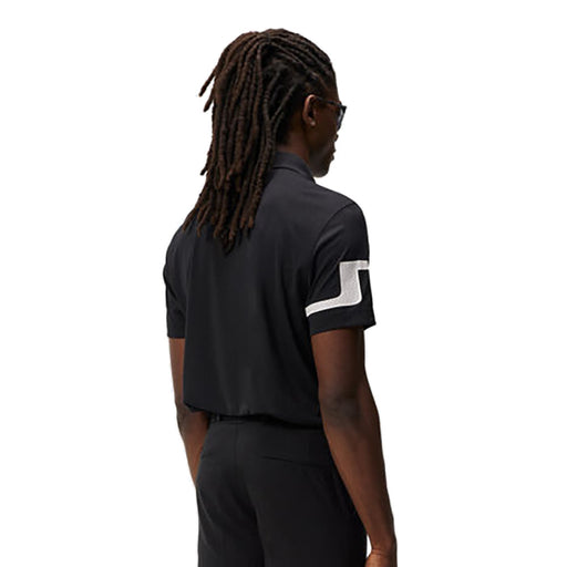 J. Lindeberg Heath Regular Fit Blk Mens Golf Polo