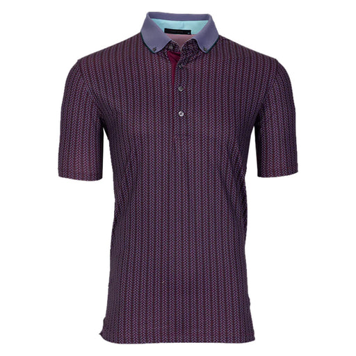 Greyson Feather Bone Windflower Mens Golf Polo - WINDFLOWER 819/XL