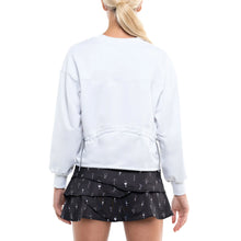 Load image into Gallery viewer, Lucky in Love Ruche Back Womens Tennis Pullover
 - 4