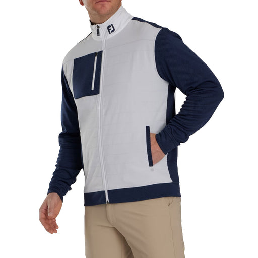 FootJoy Thermoseries Hybrid Mens Golf Jacket - Navy/White/L