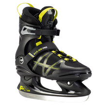 Load image into Gallery viewer, K2 F.I.T. Ice Pro Mens Ice Skates 30865 - Black/Lime/5.0
 - 1