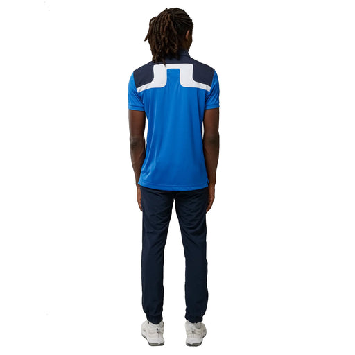 J. Lindeberg Jeff Reg Fit Naut Blue Mens Golf Polo