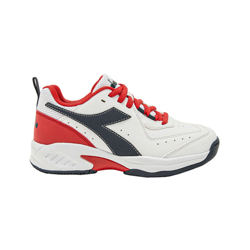 Diadora Jr. S. Challenge 5 SL Tennis Shoes - White/Blue/Red/M/6.0